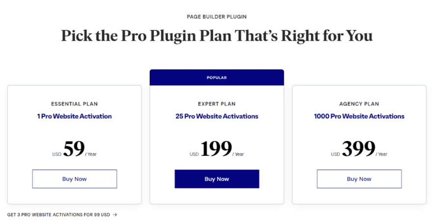 Elementor Plugin Plan - Chỉ Elementor Pro, linh hoạt, tùy biến cao.
